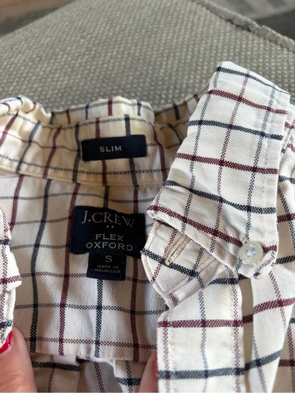 J. Crew lightweight button